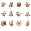 Weihnachtsthema Party Backen Dekorative Kuchenstecker Frohe Grinchmas Kuchenstecker zum Einstecken Anpassung