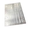 12 In 1 Carving Auxiliary Ruler Etchings Plate Ruler Scribes Line Stencil For Detailed Model Crafting And Scribing