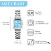 Square Watch with Analog Stylish Quartz Accessory Perfect Gift for Day Women's Bracelet, Silver Display, Waterproof, Watch, Women's - Birthdays,