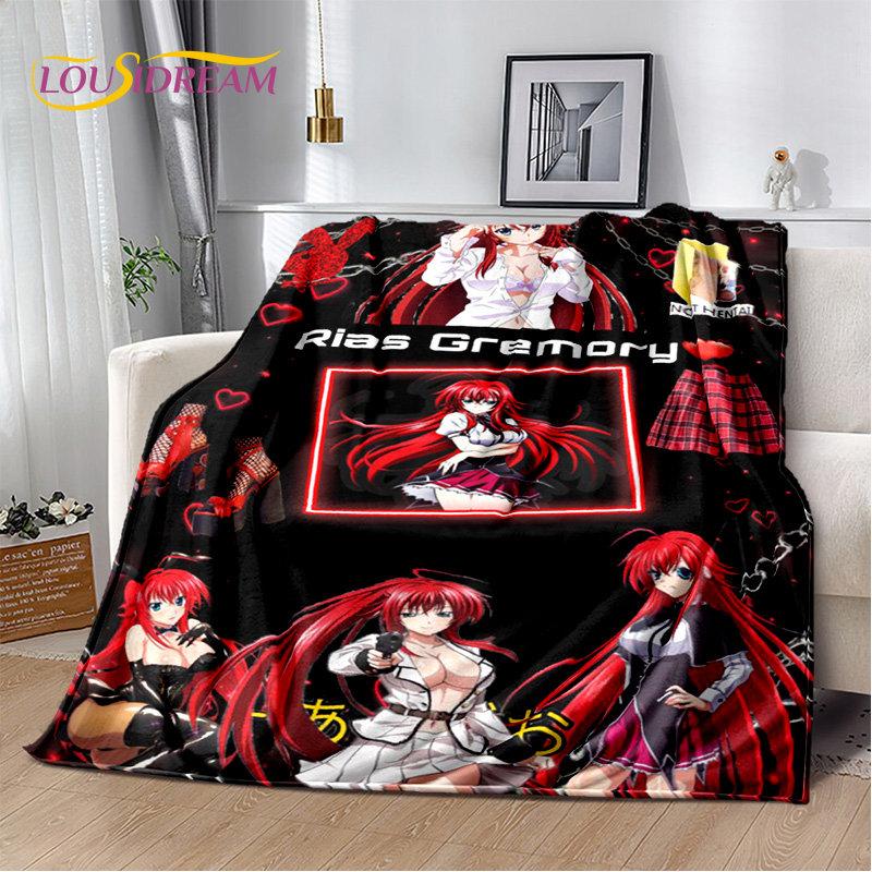 Anime High School D×D Sexy Soft Plush Blanket,Flannel Blanket Throw Blanket for Living Room Bedroom Bed Sofa Picnic Cover Kids