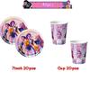 Demon Hunters Birth Date Celebration Disposable Dinner Board Tablecloth Balloon Banner Cake Decoration KPOP Anime Celebration Collection Infant Shower