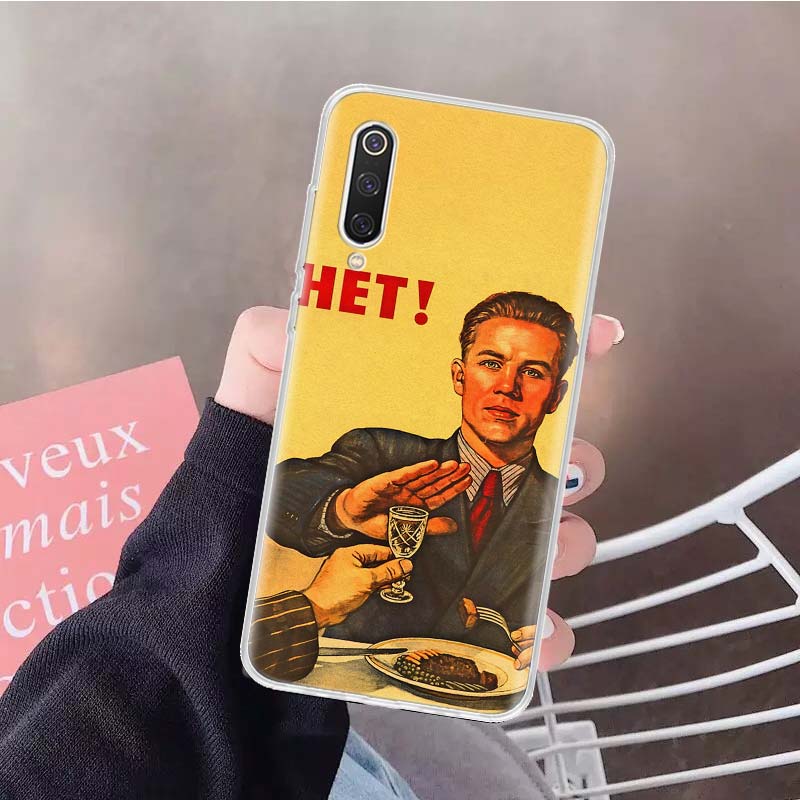 Vintage Stalin USSR CCCP Soft Phone Case For Xiaomi Redmi Note 15 14 14S 13 12 Pro Plus 12S 11 11S 11E 10 10S 11T 5G Fundas Coqu