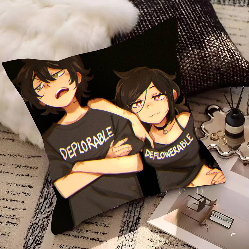 The Coffin Of Andy And Leyley Game Pillow Case Fashion Square Pillowcase Bedroom Sofa Room Ins Decoration Leisure