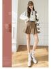 Women's High Waist Corduroy A-line Wide Leg Shorts - Autumn/Winter 2025 Collection