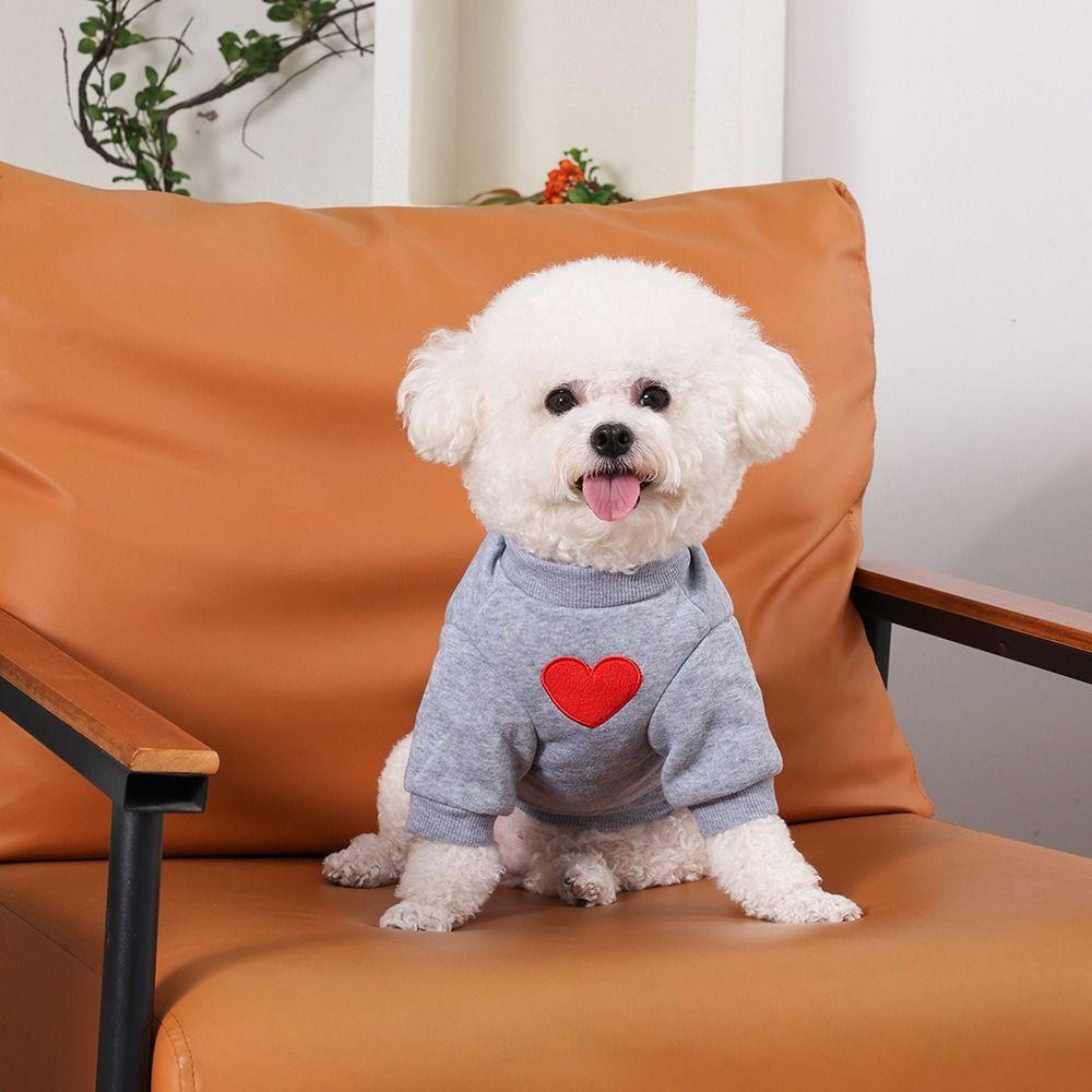 Thickened Warm Dog Hoodie Polyester Pet Sweater Vest Cat Dog Pullover  Taddy Yorkshire