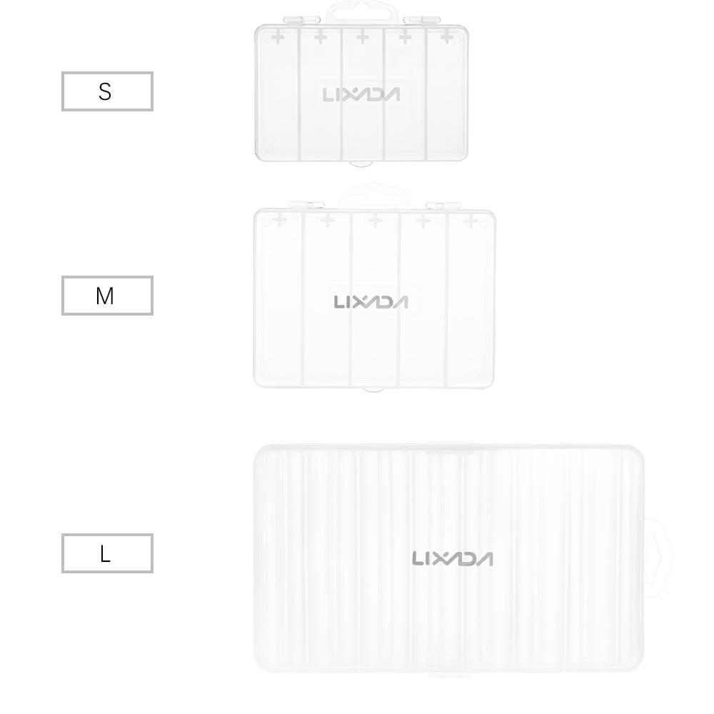 5 Compartment Fishing Bait Lure Hooks Fishing Tool Storage Case