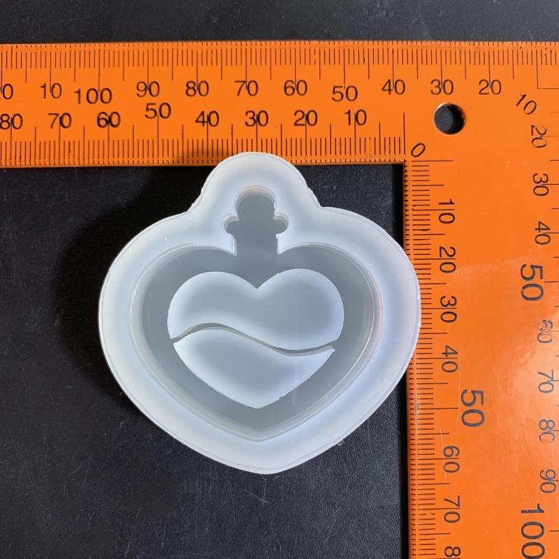 Silikon-Shaker-Form, DIY Treibsand-Epoxidharz-Guss-Shaker-Form, Schmuck-Anhänger-Herstellungsform für DIY-Handwerk