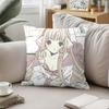 Cute Chobits Throw Pillow Covers Pattern Cushion Cover Suitable For Sofa Bedroom Car Pillow Cover