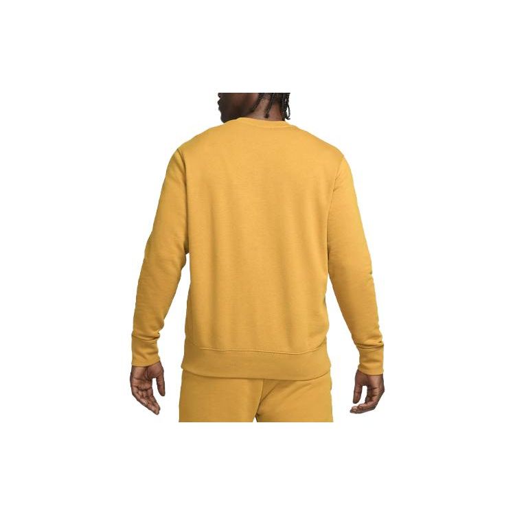 Nike Paris Saint-Germain Besticktes Logo Rundhals-Sweatshirt Herren Sweatshirt Gold DX8786-727