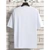 European Sizes Plus Size Men's Trendy Cute Dinosaur Graphic Tees, Comfy Stretch Breathable T-shirts For Summer, Oversized Loose Men's Clothings