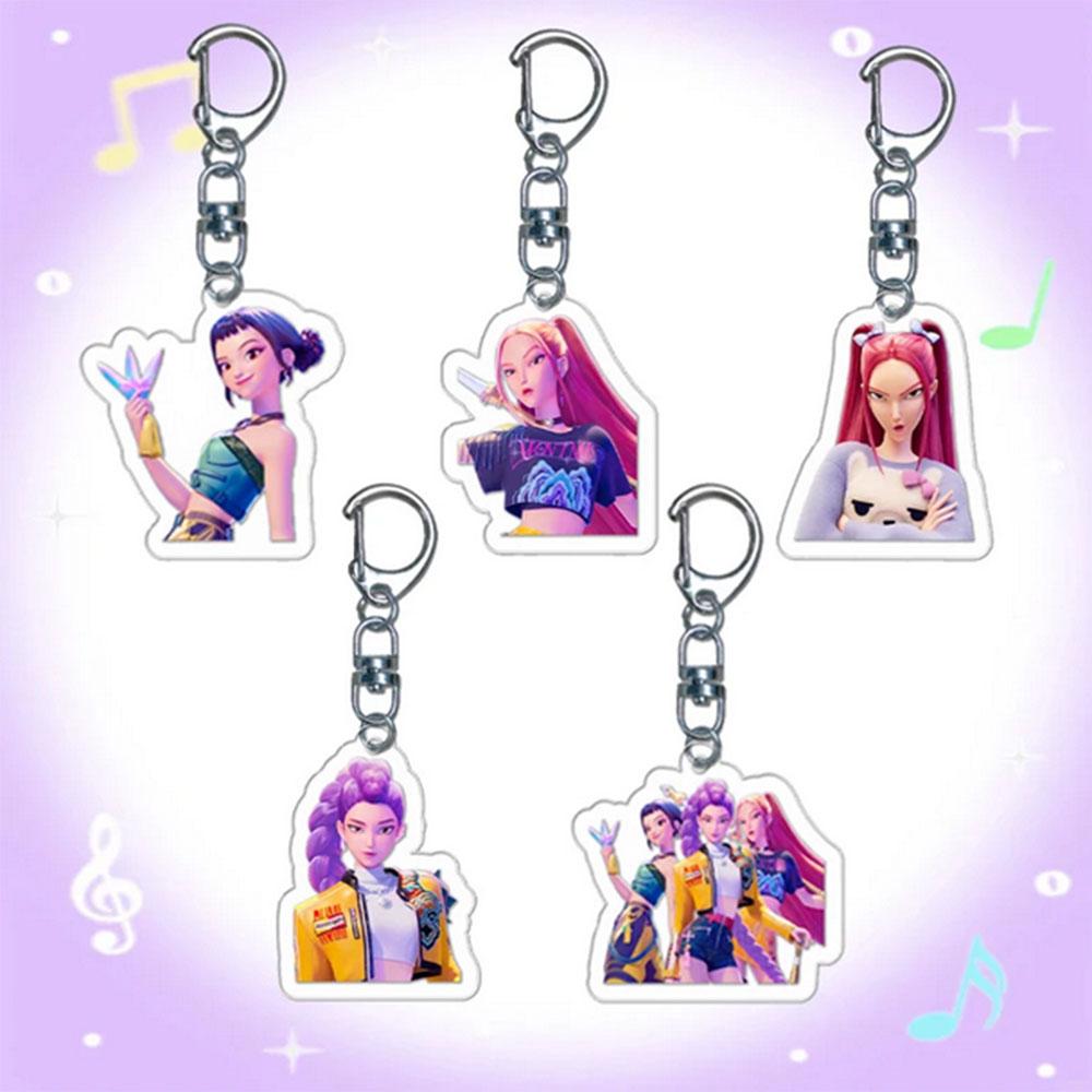 11 Piezas Llaveros de Anime Cazadores de Demonios Para Fiestas Infantiles