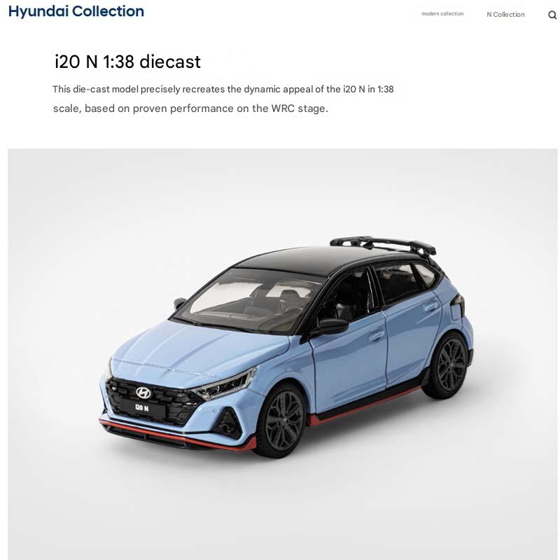 HYUNDAI KOLLEKTION Echter i20 N 1:38 Modellautos