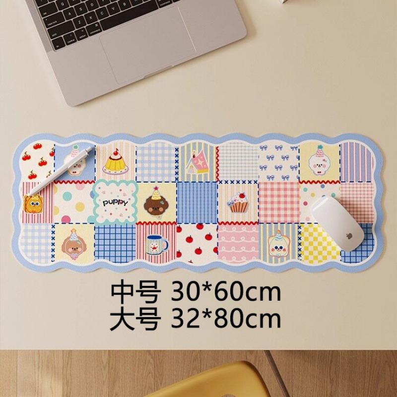 Süßes Puzzle Schreibtischunterlage, Große Mauspads, Niedlicher Stil für Mädchen, Perfekt für Büro- & Schülerschreibtische