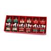 Pack of 6 Rotating Decorations Wood Christmas Ornament Suitable for Holiday Homes Party Decoration User Friendly Design
