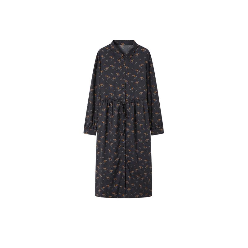 Elva Island Women s Floral Long Sleeve Midi Dress S
