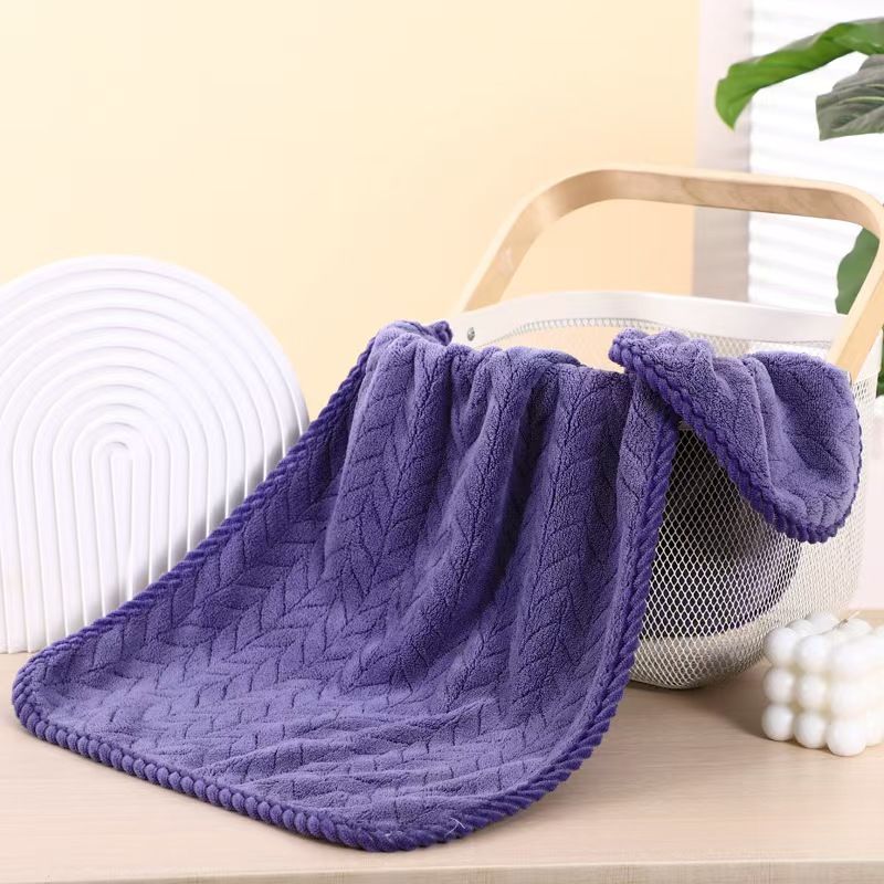 Coral Fleece 80g Ultra Soft Absorbent Household Travel Absorbent Quick Drying Hair Thick Towel