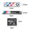 Car Body Trunk Decoration Aluminum Sticker Auto Modification Accessories For BMW M Performance E46 E90 E60 F10 F30 E39 E36 F20 SK8