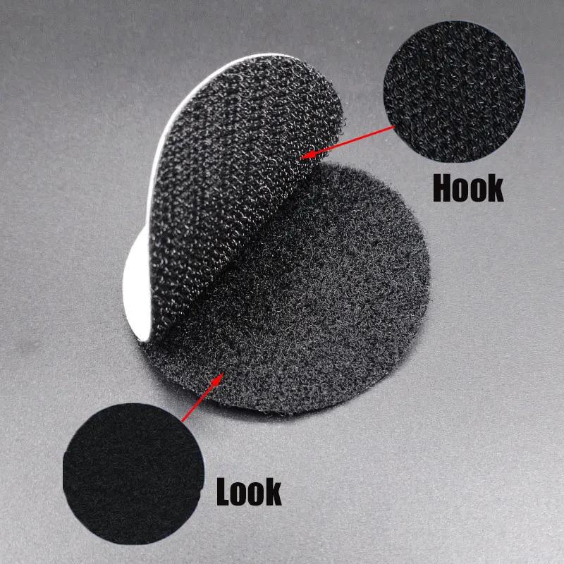 5-30Pcs Self Adhesive Hook and Loop Fastener Tape Round Dot 50/60mm Nylon Fixed For Bed Sheet Sofa Mat Carpet Anti Slip Stickers