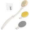 Bath Brush With Foldable Long Handle