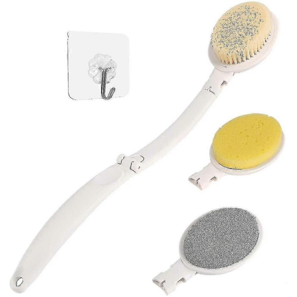 Bath Brush With Foldable Long Handle