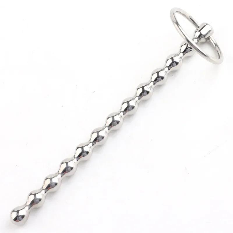 304 Stainless Steel Beaded Urethral Sounds Dilator Penis Plug Insert Sounding Rods Sex Toys For Men Stimulators Urethral Beads