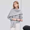 Hiikeu Alpaca Cape Muffler_Melange Gray