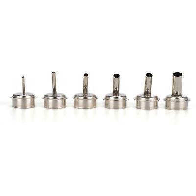 6 Stück Computer Reparaturset Stahl 3MM  4MM  5MM  7MM  8MM  10MM Luftdüse für 861DW Heißluftpistole