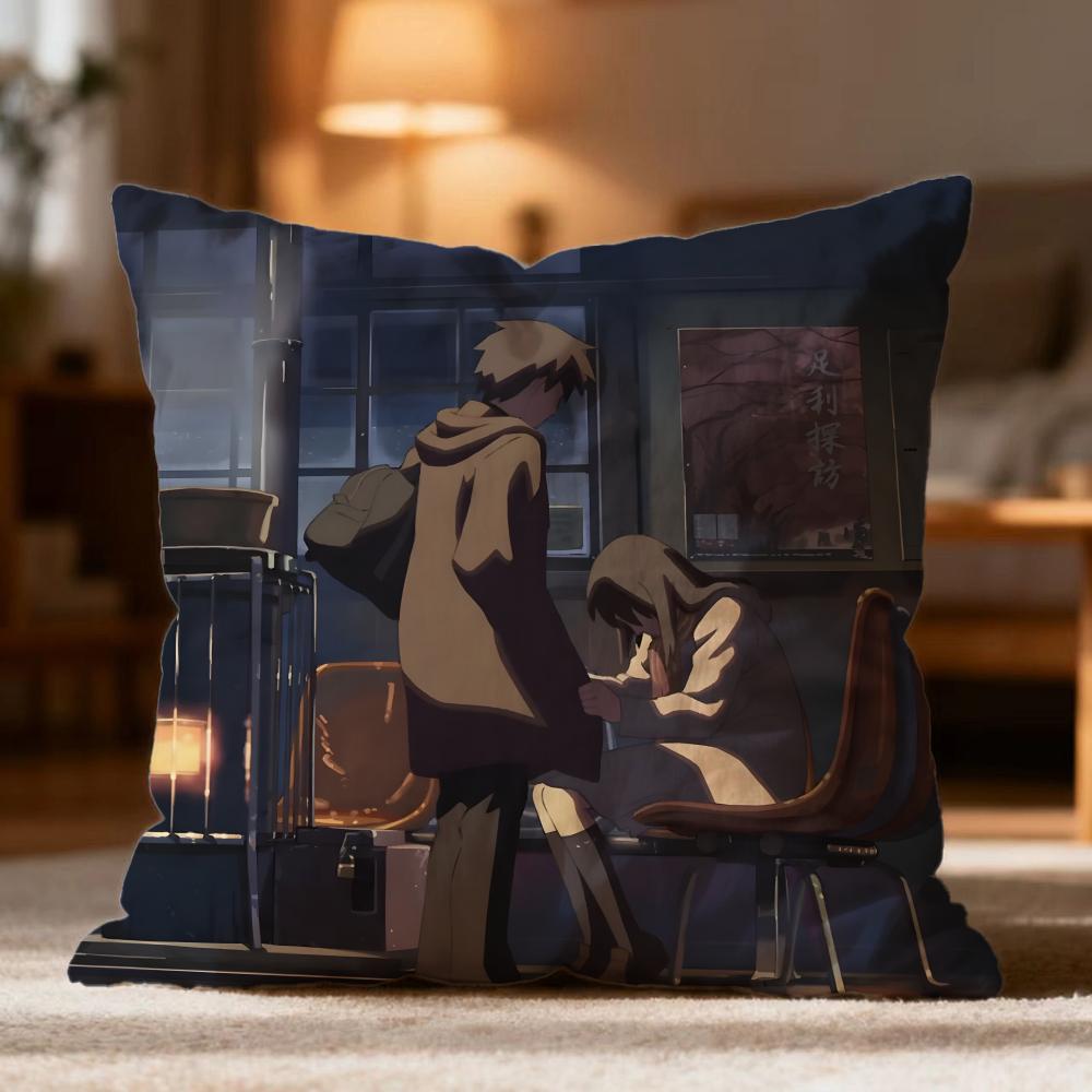 Hot F5 Centimeters Per Secondes Cushion Cover Soft Washable Pillow Case Multi-Scene for Couch Bed Travel Office Use