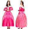 Magical Polyester Sleeping Beauty Princess Dress With Headwear For Special Events