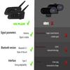 V6C Neutral Wasserdichtes Bluetooth Fußballschiedsrichter-Headset-Helm