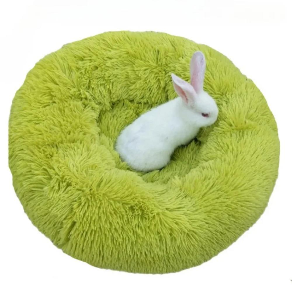 Kreatives Haustier Tiefschlaf Atmungsaktiv Hohe Elastizität Hunde Nest Katzen Nest Langplüsch Runder Stil Langplüsch Weiches Hunde Nest Katzen Nest