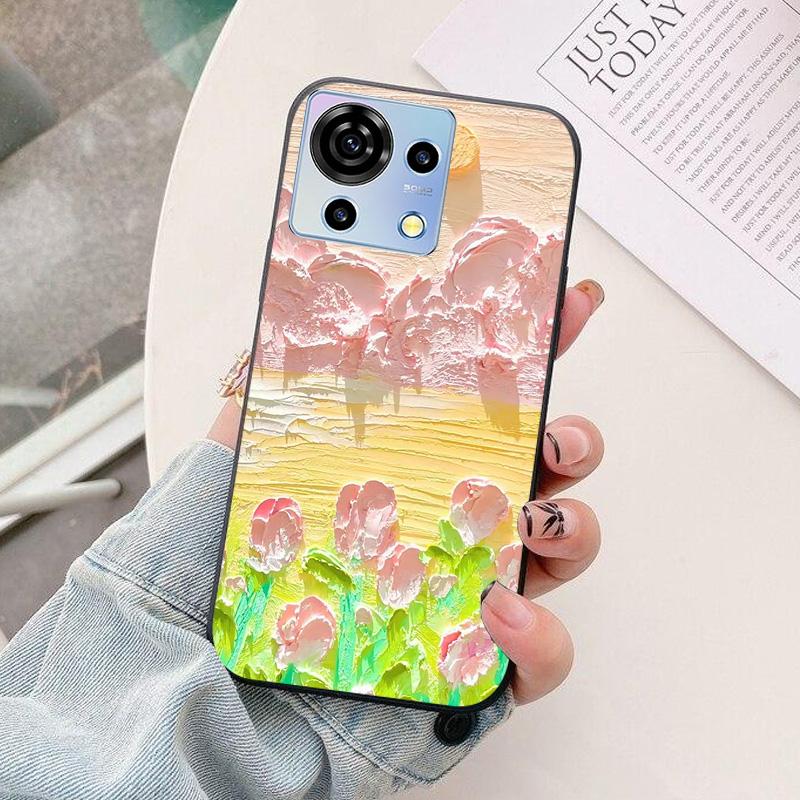 Für ZTE Blade V50 Vita Handyhülle Astronaut Silikon Kameraschutz Rückseite Für ZTE Blade V50Vita 6,75" Funda Coque Capa