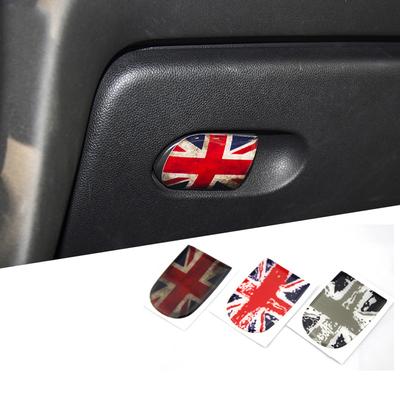 Union Jack Glove Box Handle Sticker Storage Box Clasp Hand Sticker Decal Car Styling for BMW Mini Cooper JCW F55 F56