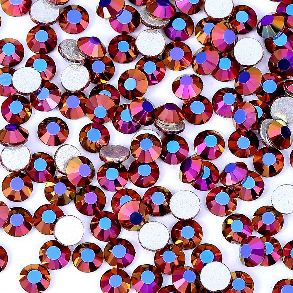 

Цвет мятно-зеленый королевский синий хрустальное стекло плоское дно дрель DIY дрель для ногтей аксессуары круглая наклейка дрель ss6- 2.0-2 1mm1440pcs