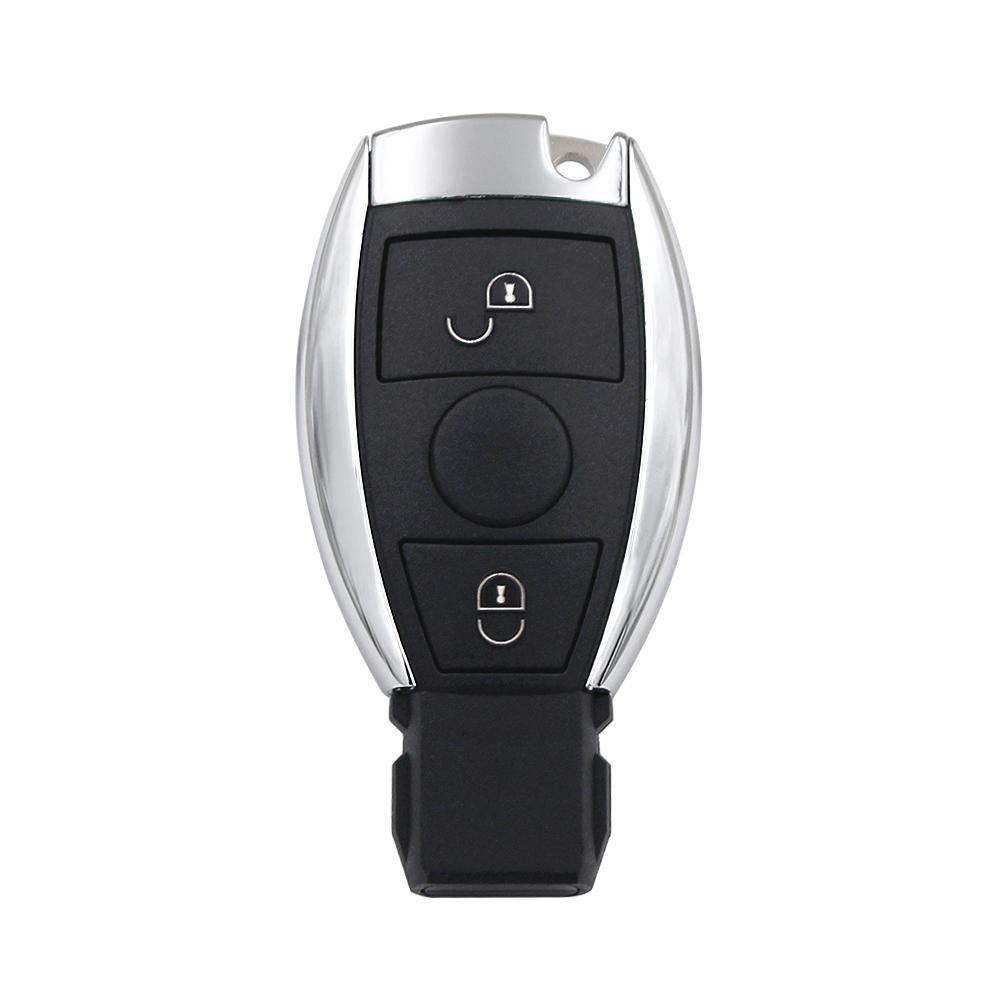 Ecusells 2 Button Smart Remote Car Key 315Mhz 433Mhz NEC BGA Style  for A E S G CLK SLK ML Class 2000+ Uncut Blade