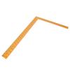 Aluminum Ruler Multifunctional Precision Square Woodworking Tool  for Inspection MeasurementYellow