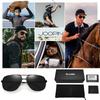 Joopin Polarized Sunglasses with UV400 Protection for and Mountaineering Men's Driving, Sports, Motorcycles, Fishing, Driving, (Black/Black)