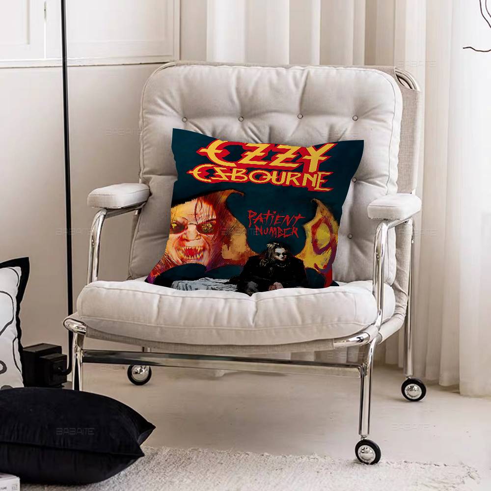 Rock O-Ozzy Osbourne Povlaky na polštáře Domácí povlečení Dekorativní povlak na polštář Svatba Super měkký povlak na polštář