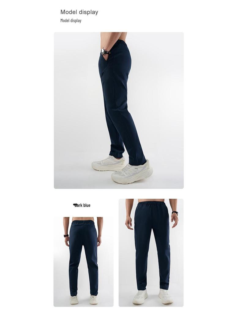 Di Jia Pánské Slim Fit Business Sportovní Kalhoty - Ležérní, S Manžetou, Trendy Outdoorové Oblečení