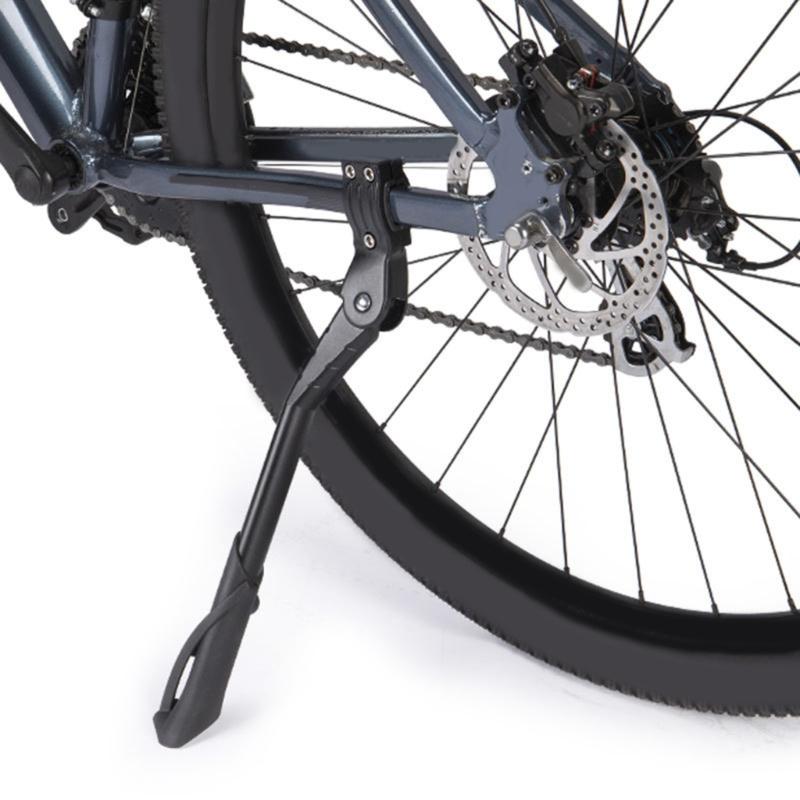 Cavalletto Laterale Regolabile per Bicicletta Anti-abrasioni Supporto Robusto Lega Alta Durezza Antiscivolo Cavalletto Kick Stand Forniture per Bicicletta da Ciclismo