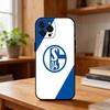 S-Schalke 04 T-Team Colors Sleek Phone Case For iPhone17,16,15,14,13,12Plus,Pro Max,XS,5G Soft Silicone Black Cover
