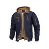Men's Autumn Winter Warm Jacket Outdoor Man Thick Windbreaker Hiking Hooded Coats Men Thermal Sports Zipper Parkas Jacket