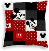 Federa Cuscino Disney Topolino Topolino Minnie Copricuscino per Divano Soggiorno Adatta per Decorazione Casa Camera da Letto Stanza