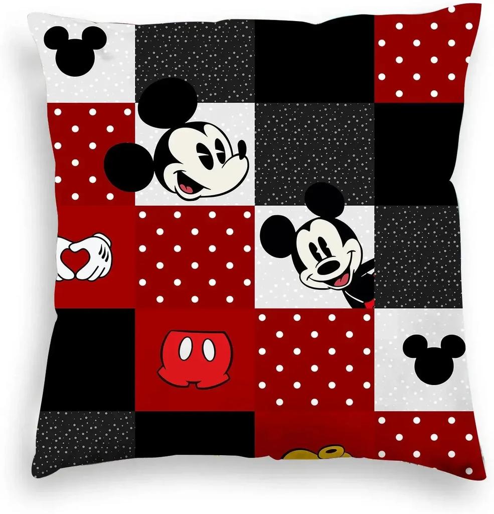Federa Cuscino Disney Topolino Topolino Minnie Copricuscino per Divano Soggiorno Adatta per Decorazione Casa Camera da Letto Stanza