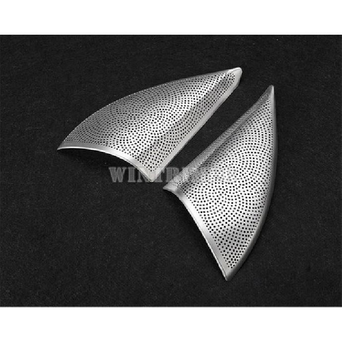 Stainless Steel Front Pillar Audio Speaker Trim Cover For BMW X1 F48 2016-2021