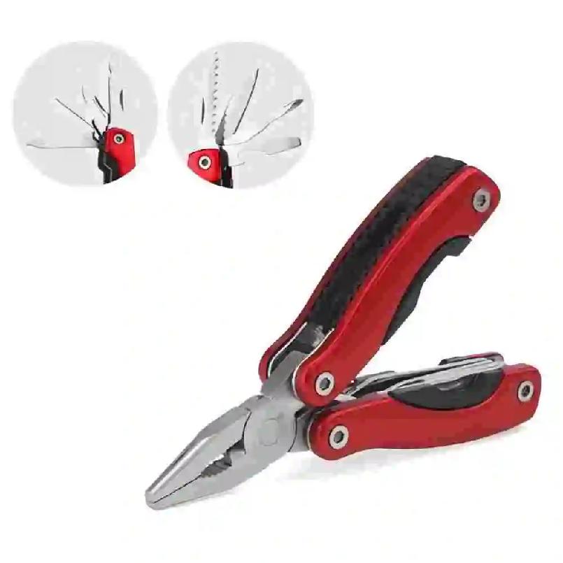 Attrezzatura da campeggio Sopravvivenza all'aperto Acciaio inossidabile 9 in 1 Pinza Multi-tool Portatile Accessori da campeggio Portatile