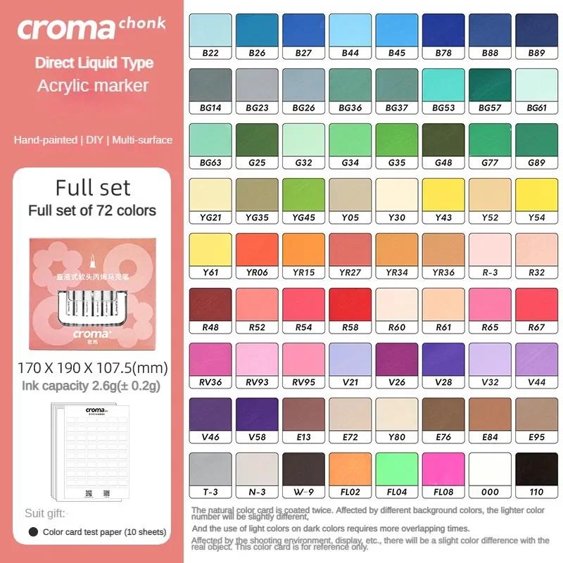 Croma 72/48/24 Color Marker Acrylic Direct
