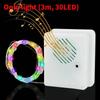 Sensor Sound Christmas Music Speaker With Led String Decorative Lights For Party