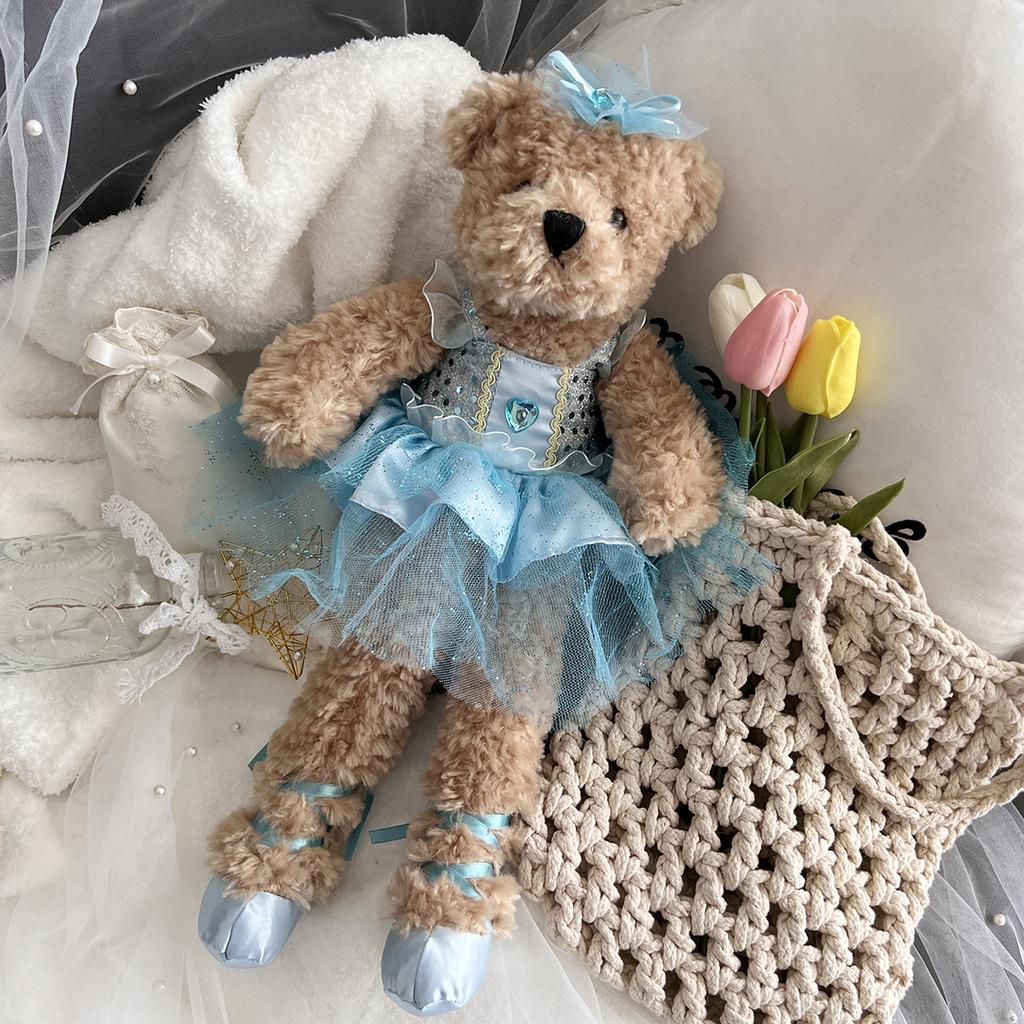Sladký plyšový medvídek s baletními šaty Plyšové hračky Plyšová měkká panenka Hračky pro děti Dívka Narozeninové Vánoční dárky