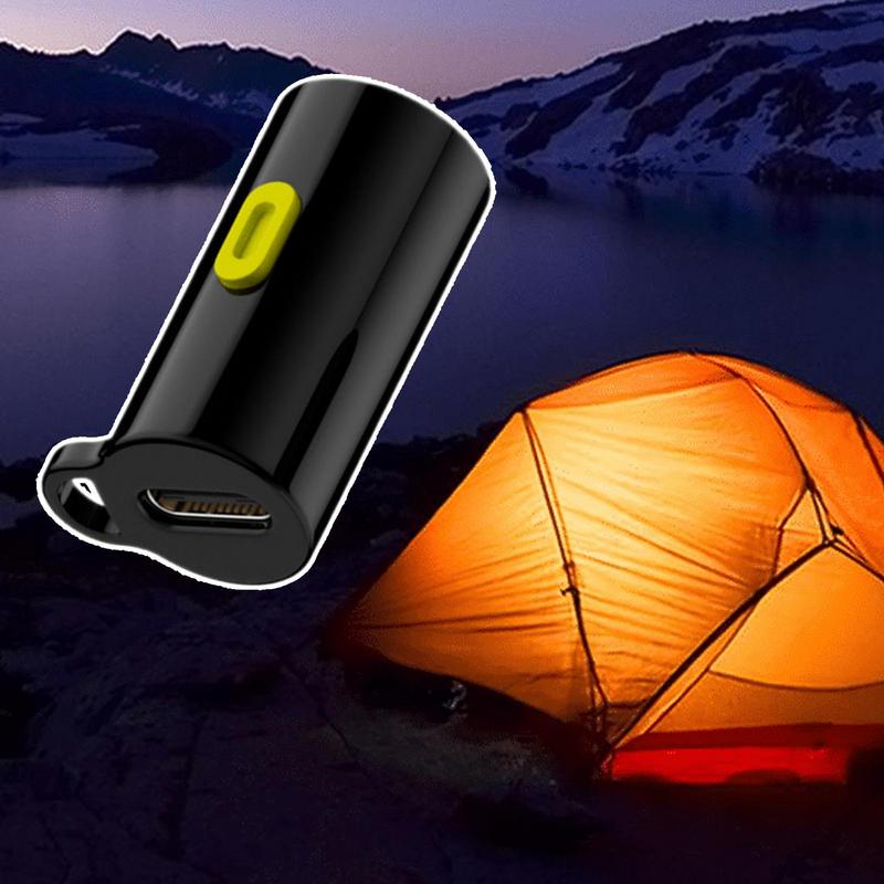 Mini Portable Flashlight High Brightness LED Powered By Type C Connectors Small LED Light LED Torches Perfect For Travel Camping